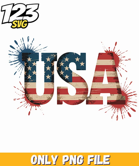 usa star pattern splatter distressed font png, distressed font usa star png, usa star distressed font png - 123SVG Store