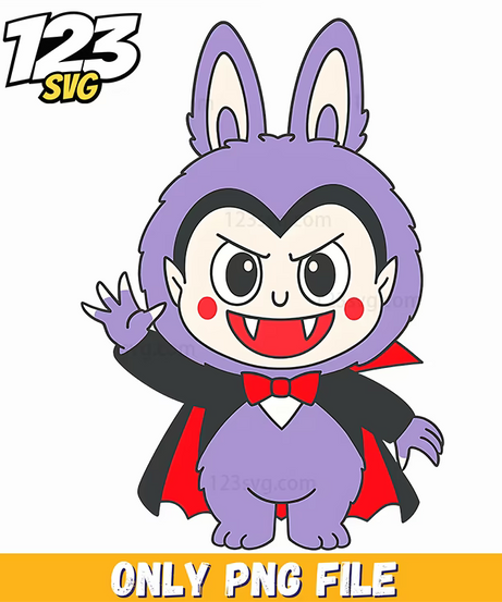 vampire bunny monster png, cute vampire bunny monster, vampire bunny monster clipart - 123SVG Store