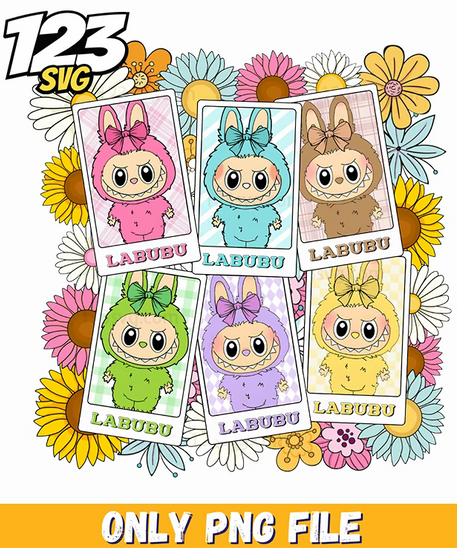 vintage labubu cards png, labubu cards collection, labubu retro card game - 123SVG Store