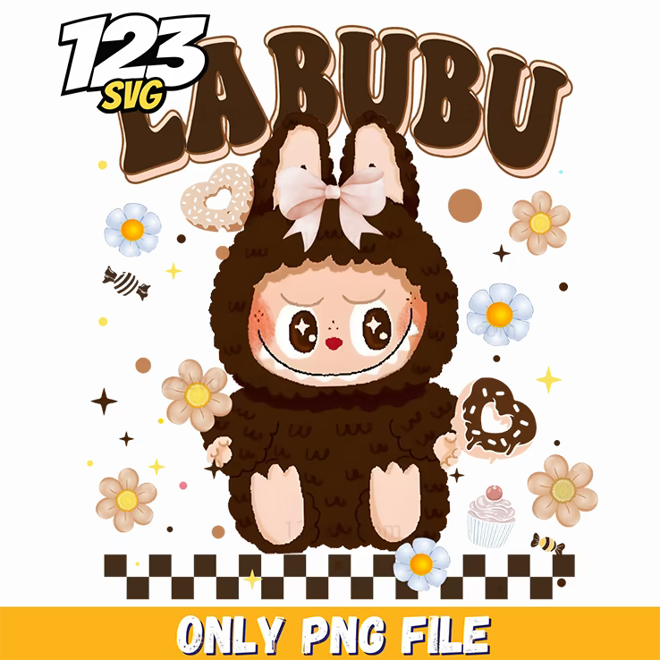 vintage labubu floral png, labubu floral png, labubu floral clipart - 123SVG Store