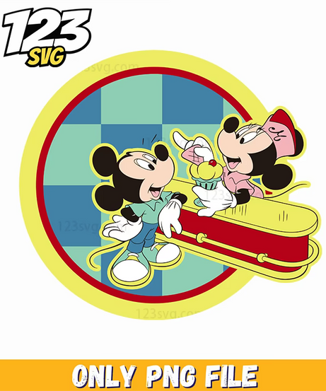 vintage mickey minnie png, mickey minnie merry christmas png, mickeys very merry christmas png - 123SVG Store