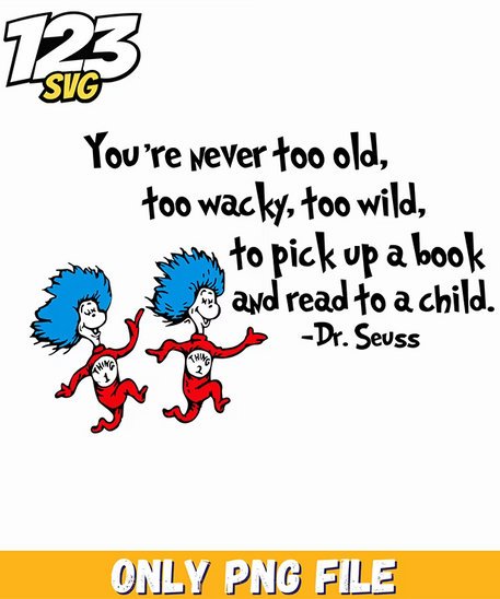 wacky wild reading quote png, funny quote png, good day to read a book png - 123SVG Store