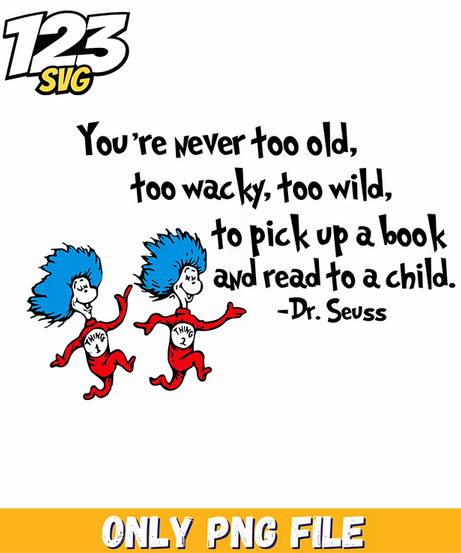 wacky wild reading quote png, funny quote png, good day to read a book png - 123SVG Store