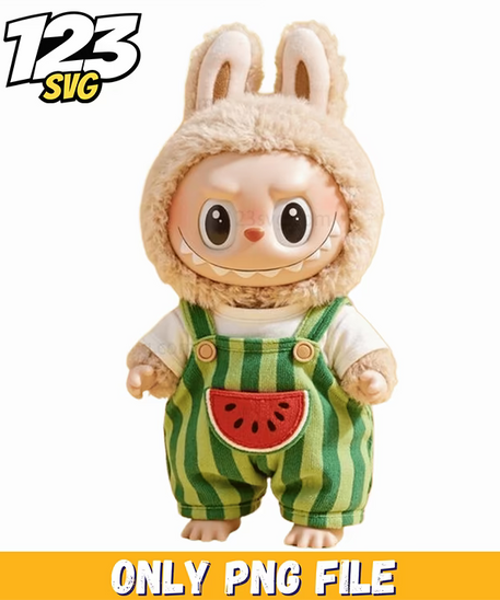 watermelon bunny labubu png, labubu png download, labubu watermelon png - 123SVG Store
