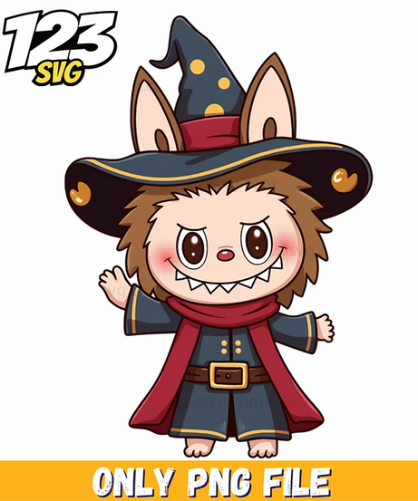 witch labubu funny png, labubu funny, labubu png - 123SVG Store