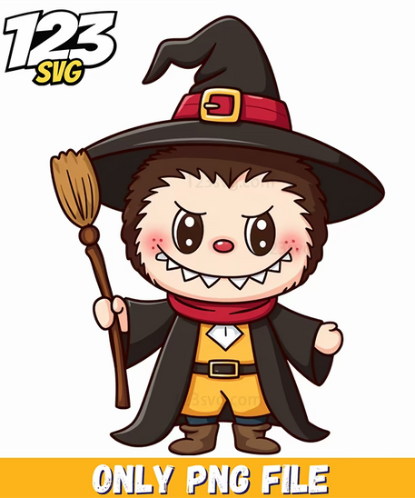 witch labubu png, labubu png, labubu png characters - 123SVG Store