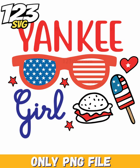 yankee girl sunglasses hamburger rocket png, vintage sunglasses with hamburger rocket, hamburger rocket sunglasses for girls - 123SVG Store