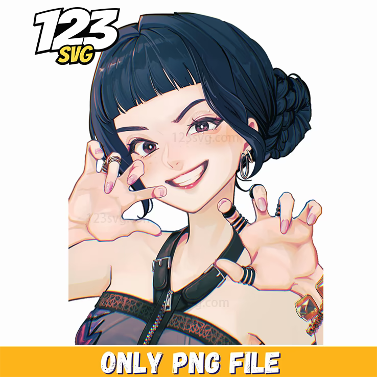 zoey kpop demon hunters png, kpop demon hunter png, kpop demon hunters png - 123SVG Store